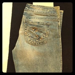 Silver Brand crop jeans Size 28 Suzi Capri